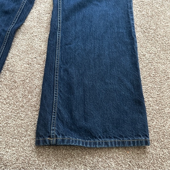 Liz Claiborne Paisley Embroidered Bootcut Dark Wash Jeans Women’s Plus Size 16W - Picture 9 of 16